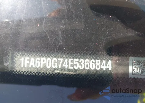 2014 Ford Fusion S из США, поврежденный, VIN 1FA6P0G74E5366844